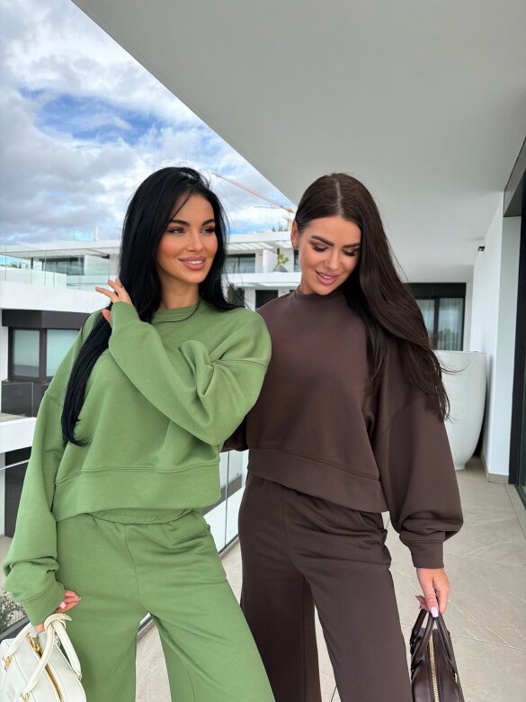 Komplet 2w1 Stivaro czekoladowy