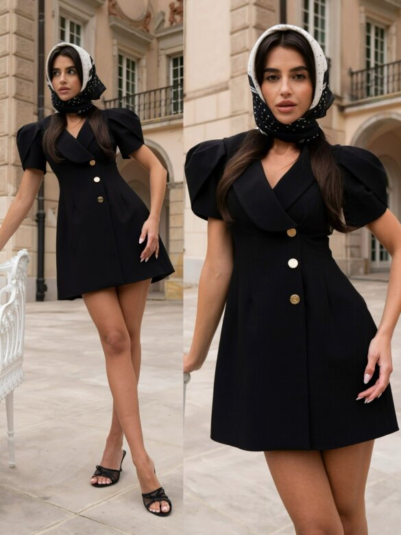 Dress Soft Charm mini black