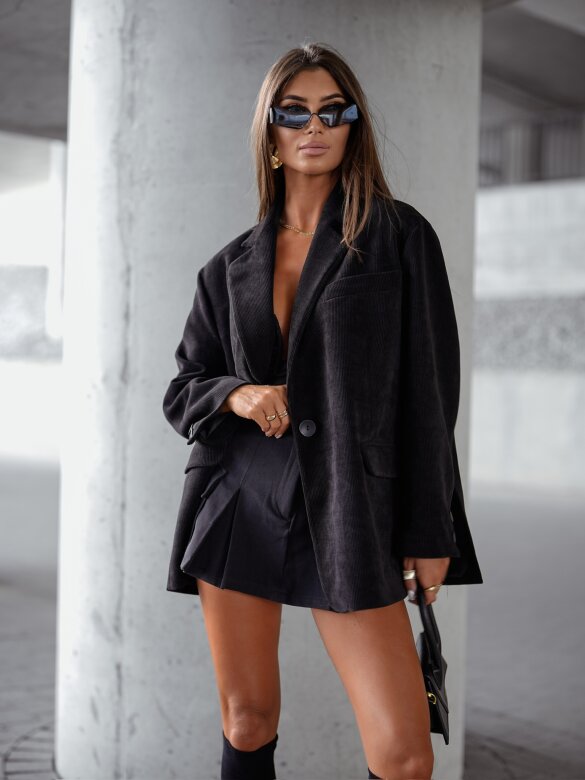 Blazer Eralisea corduroy black