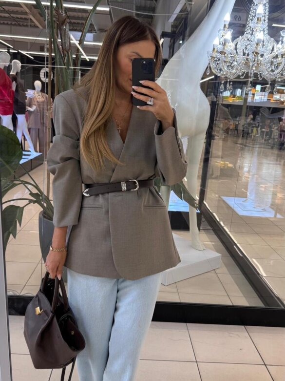 Marynarka Lirans mocca 