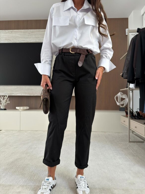 Trousers Ello cotton black