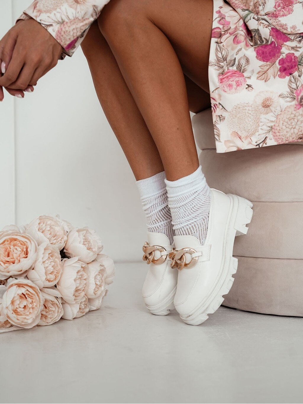 Skarpetki Simple białe