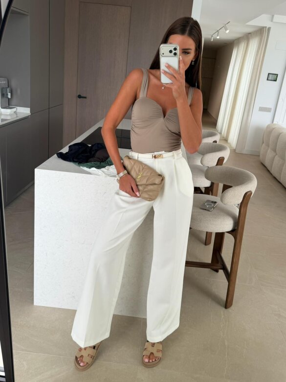 Top Mondello beżowy 