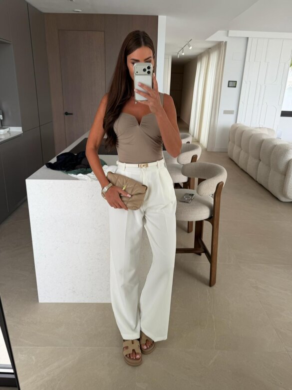 Top Mondello beżowy 