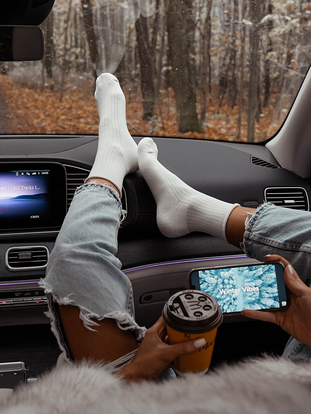 Skarpetki Woolish ecru