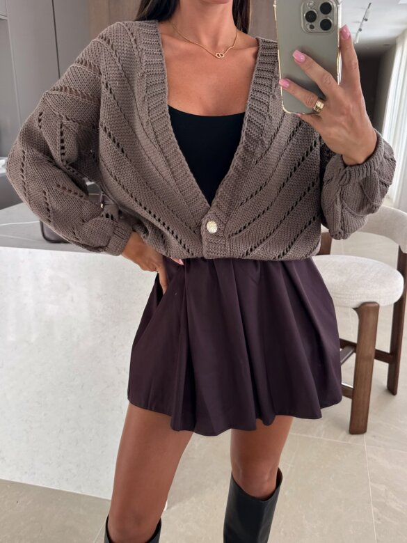 Sweter Mirano czekoladowy