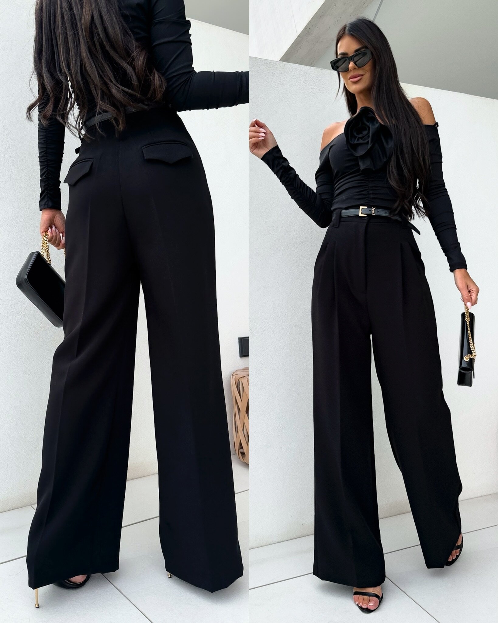 Spodnie Premium elegant czarne 