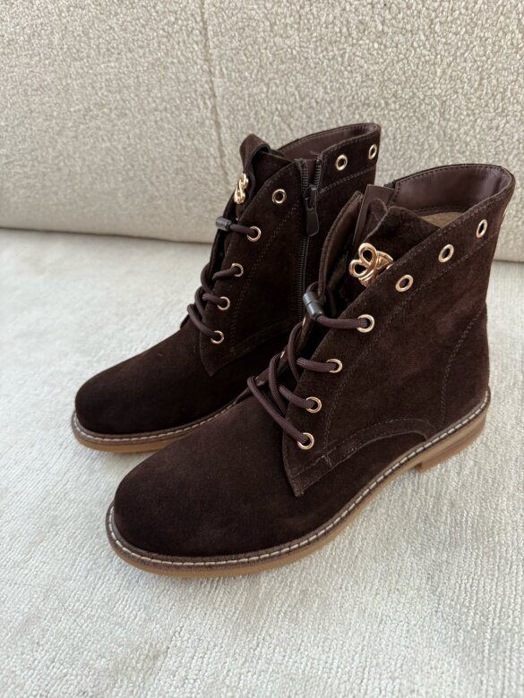 Botki Corey zamszowe mocca 