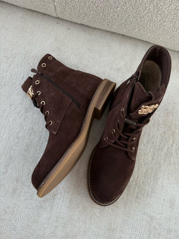 Botki Corey zamszowe mocca 
