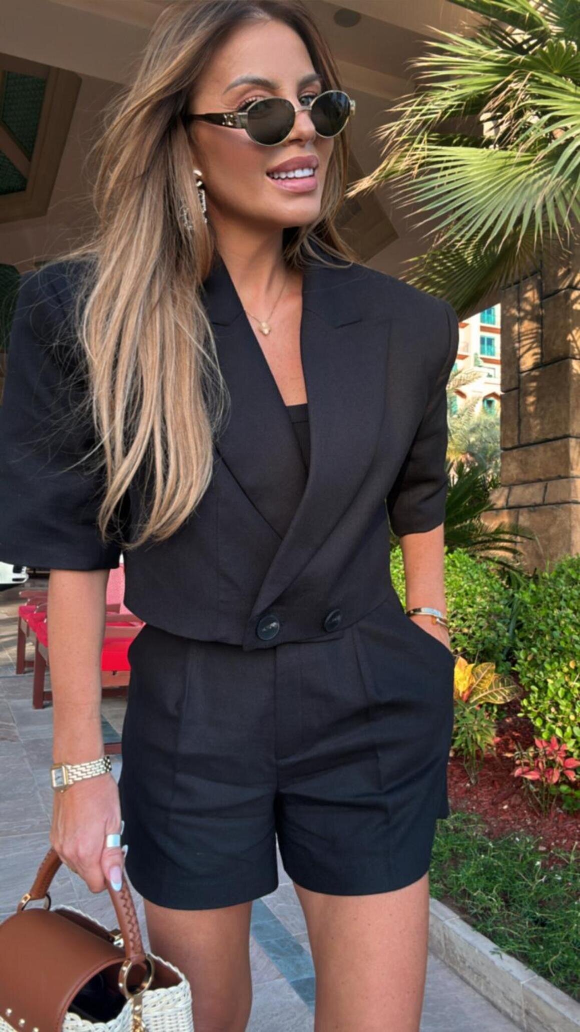 Marynarka Verona short czarna