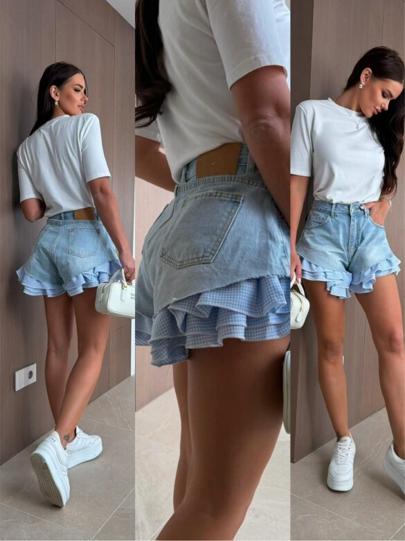 Shorts Sweeny jeans light blue
