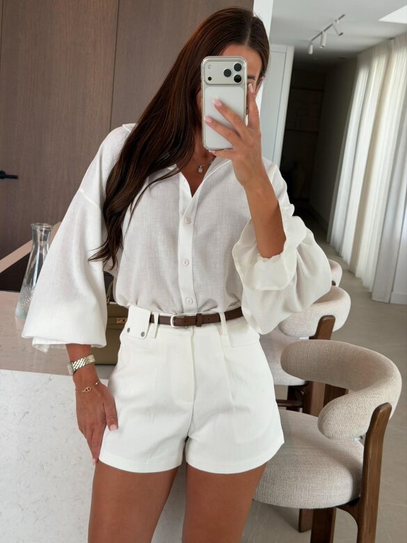 Szorty Corsika jeans białe 