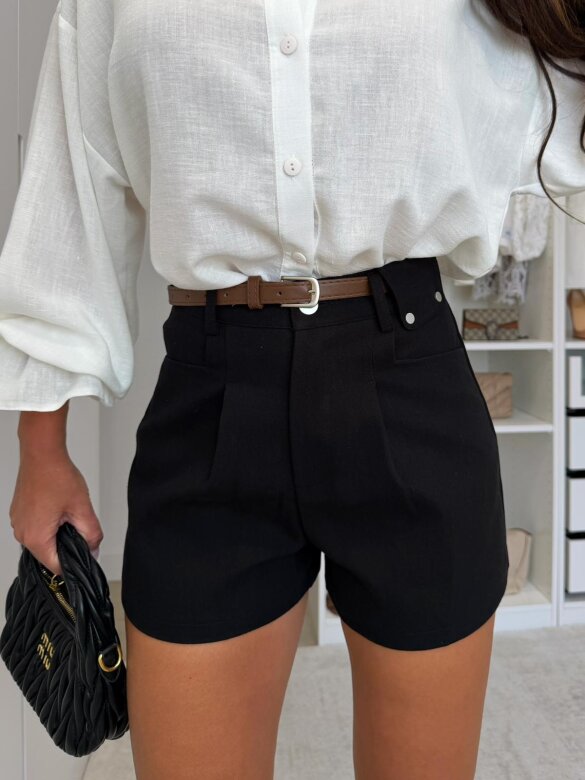 Szorty Corsika jeans czarne 