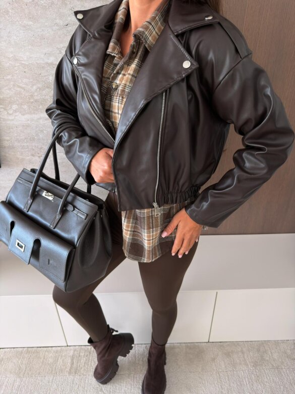 Biker Jacket Iconic II chocolate