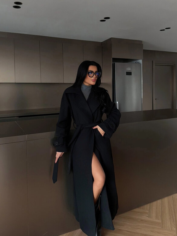 Coat Raven black