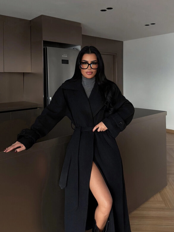 Coat Raven black