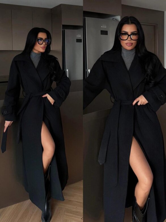 Coat Raven black