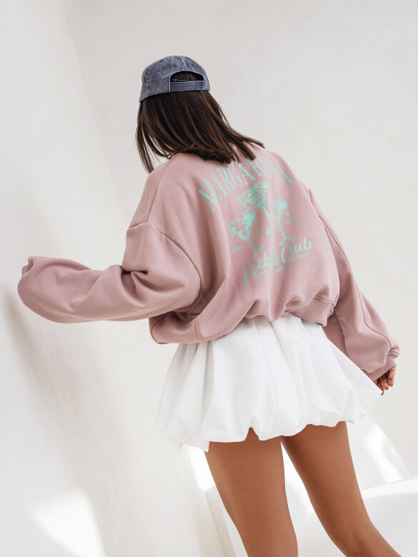 Bluza Margerita pudrowo-zielona