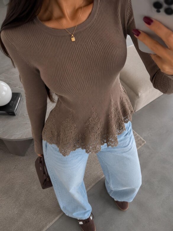 Bluzka Perru mocca 