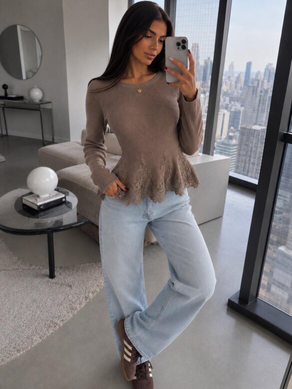 Bluzka Perru mocca 
