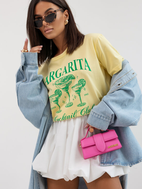 T-shirt Margarita żółty 