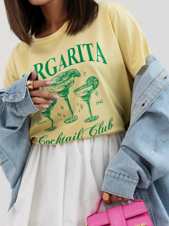 T-shirt Margarita żółty 