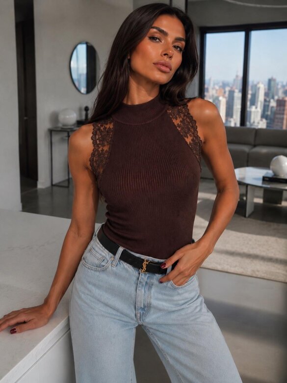 Blouse Jannis chocolate