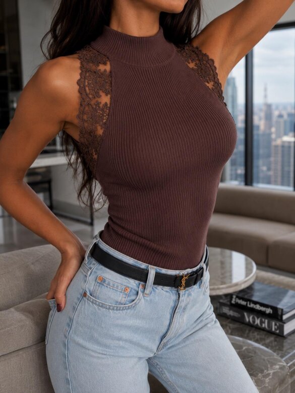 Blouse Jannis chocolate