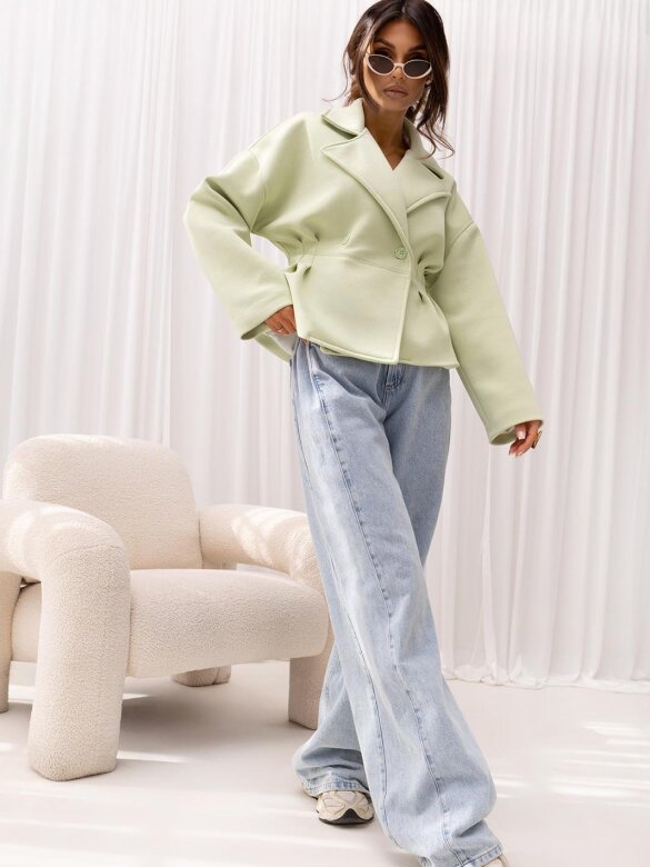 Kurtka Tesoria pistacjowa 