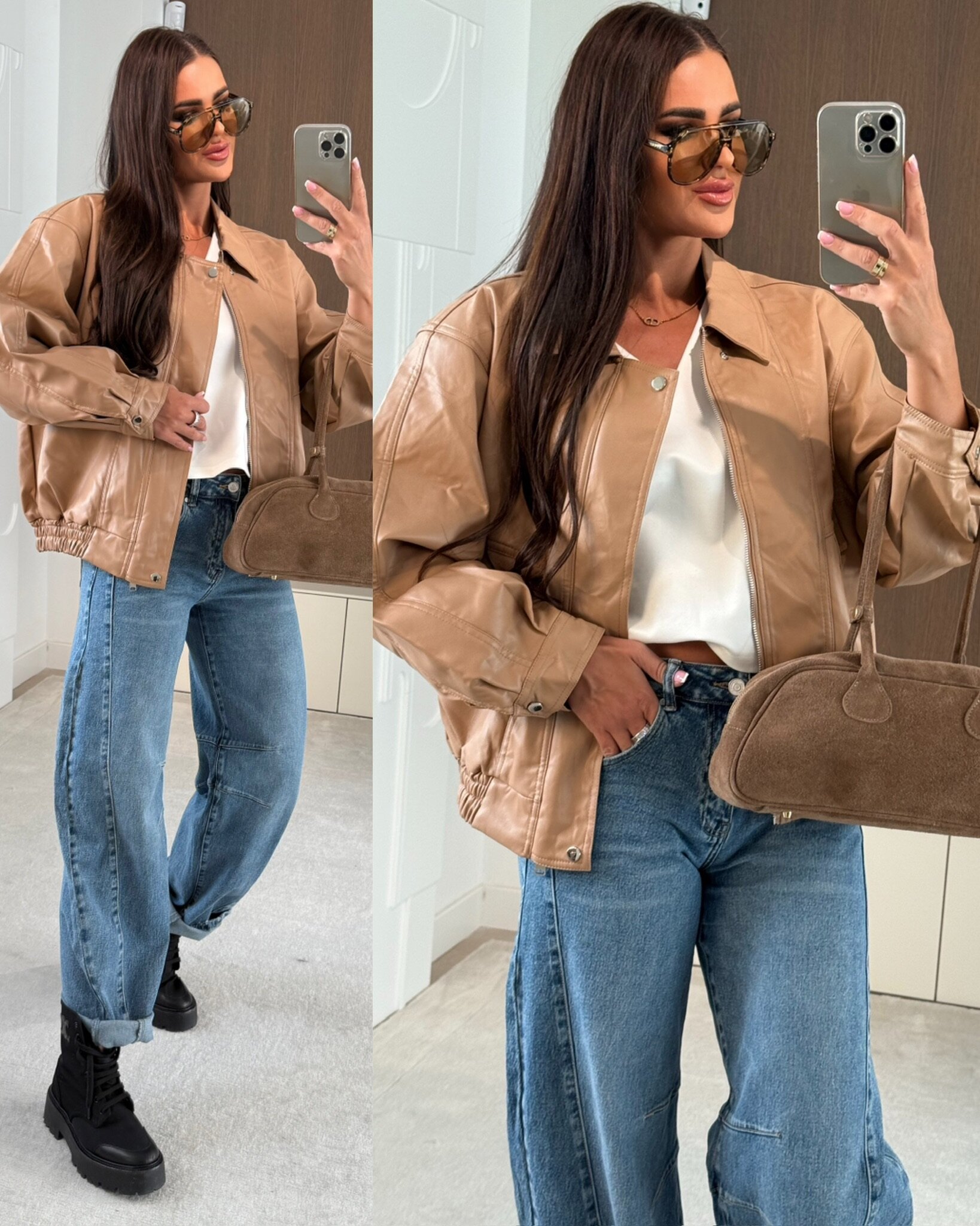 Kurtka Fancy Look karmelowa 