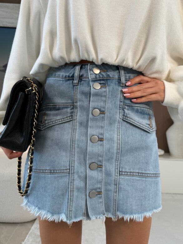 Spódniczko-szorty Alicce jasnoniebieskie