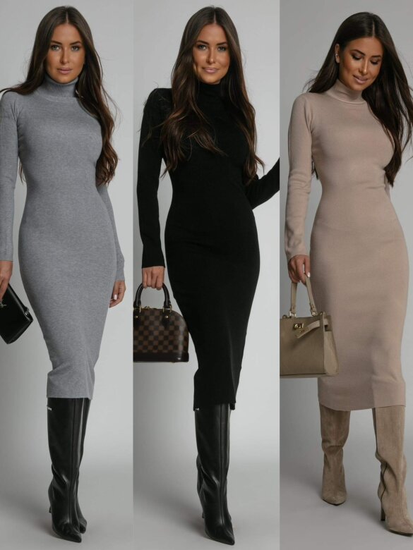 Sukienka Torini midi czarna