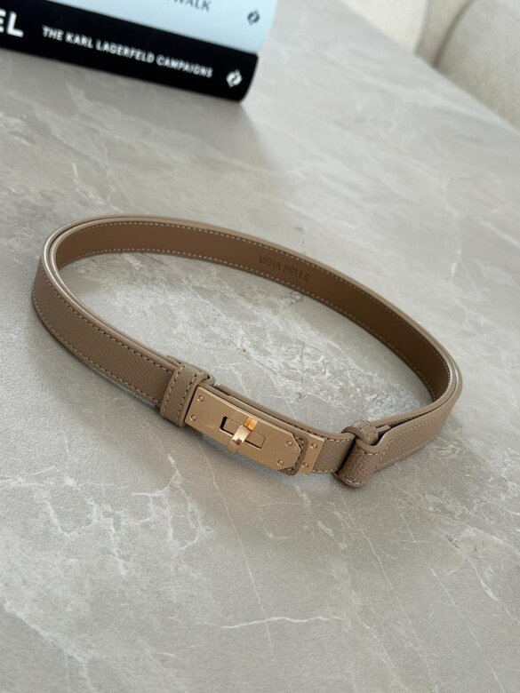 Pasek Velluto eko skóra latte 