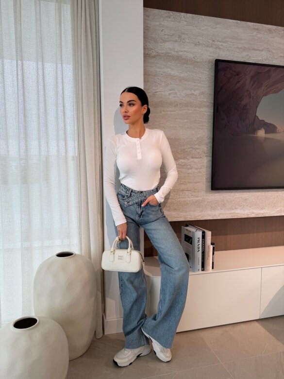 Bluzka Ligio longsleeve biała