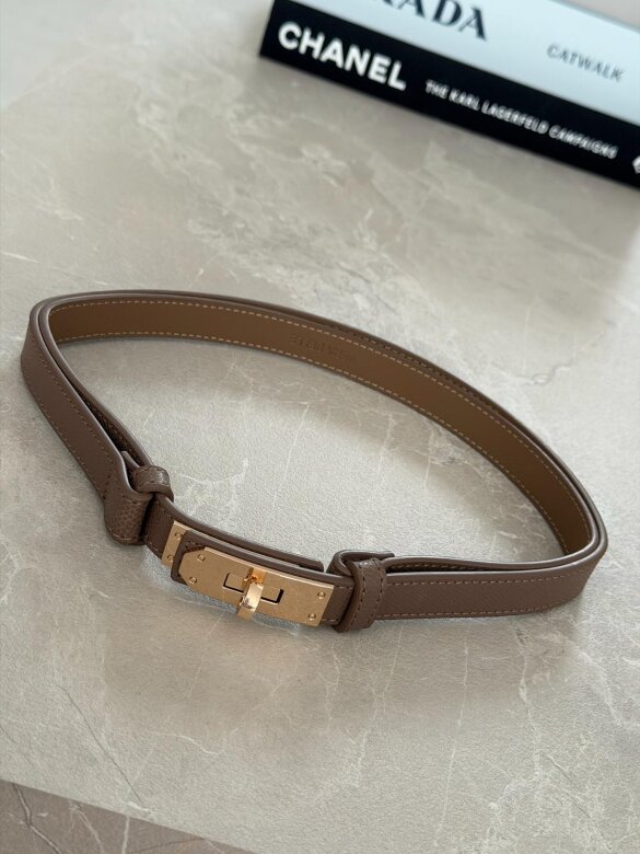 Pasek Velluto eko skóra mocca 