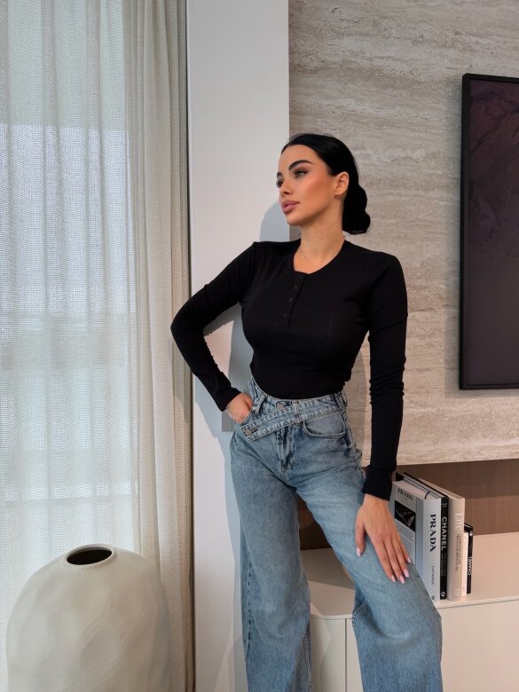 Bluzka Ligio longsleeve czarna