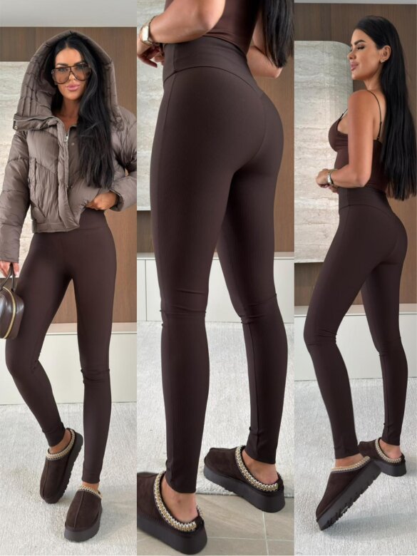 Legginsy Playa II czekoladowe 