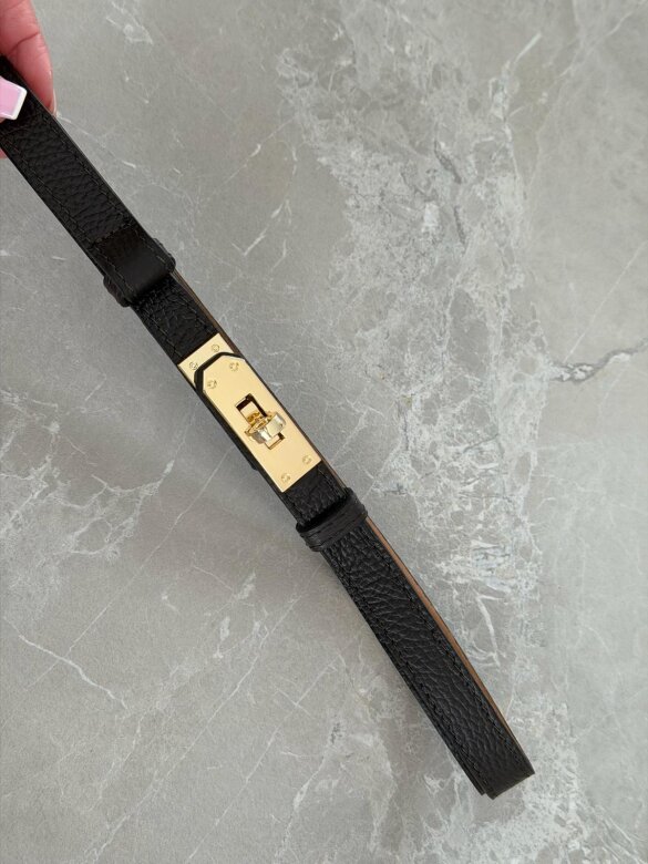 Pasek Velluto eko skóra czekoladowy 