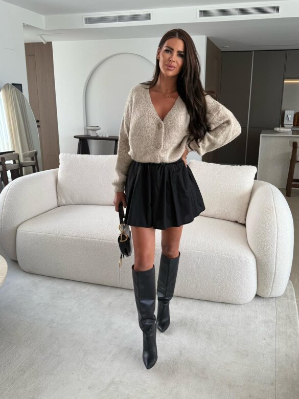 Sweter Giordano jasnobeżowy 