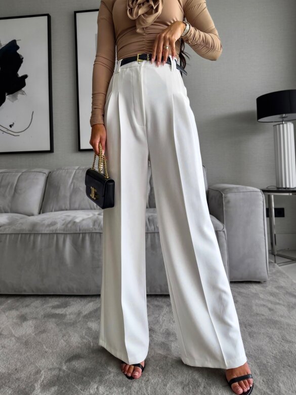 Spodnie Premium elegant białe