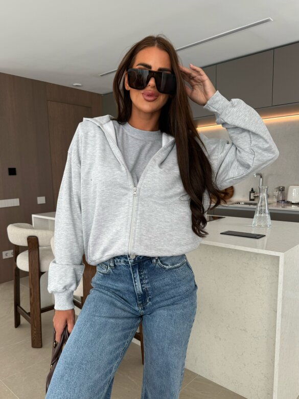Bluza Leroy dresowa szara 