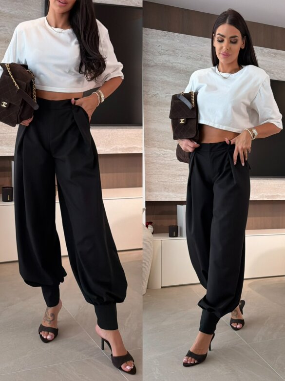 Spodnie Linger czarne 