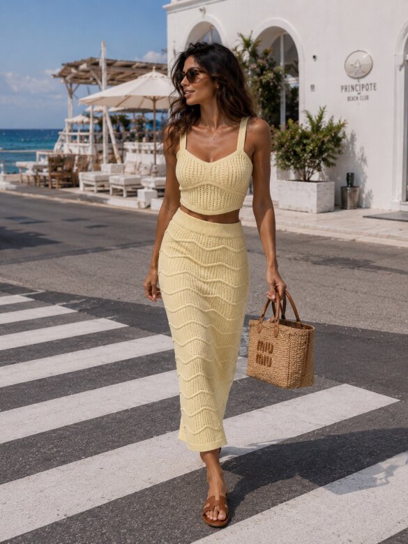 Set 2in1 Zavio butter yellow