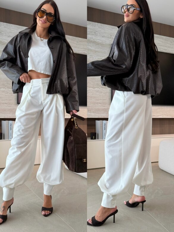 Spodnie Linger białe 