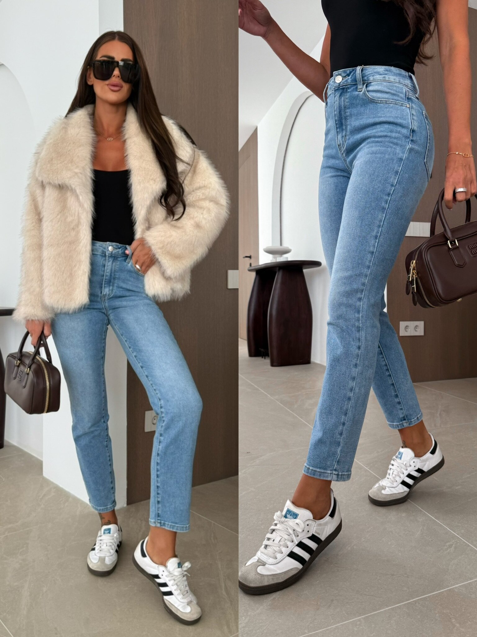 Spodnie Andreo jeans niebieskie 