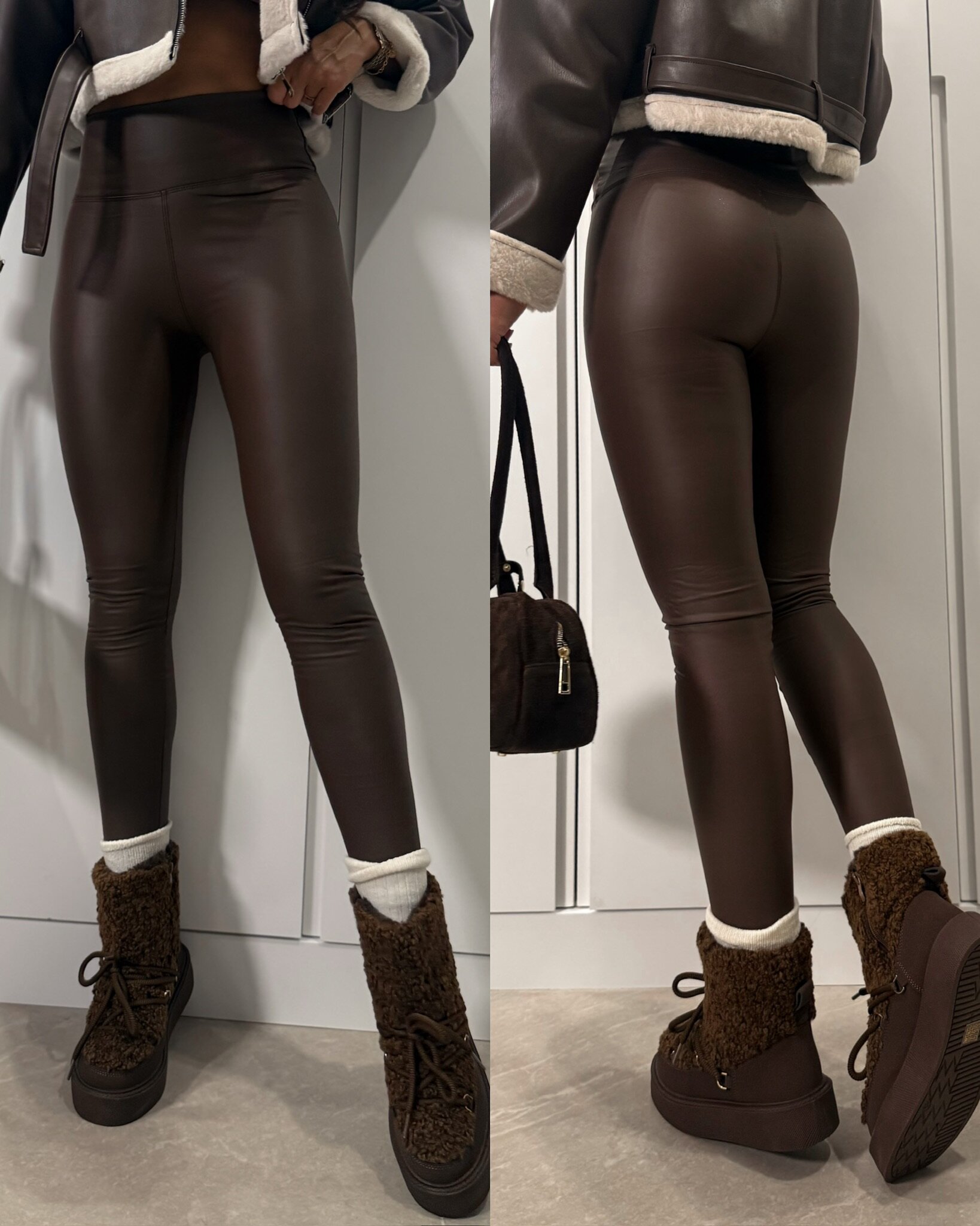 Legginsy Vaganze czekoladowe 