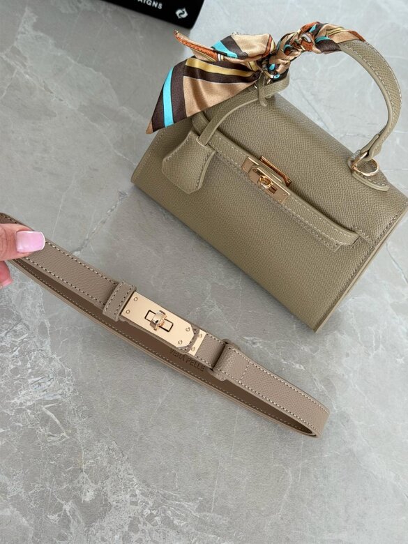 Torebka Nerina mini z apaszką latte 