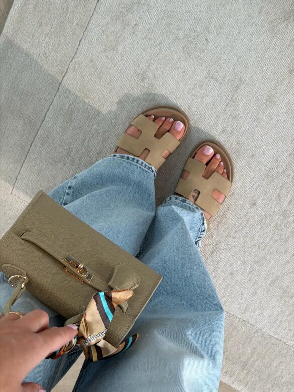 Torebka Nerina mini z apaszką latte 