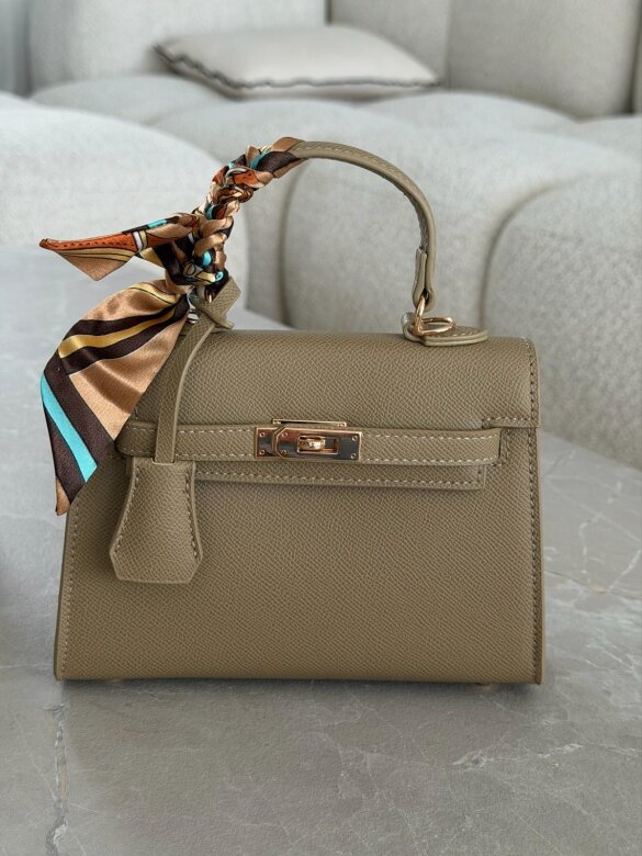 Torebka Nerina mini z apaszką latte 