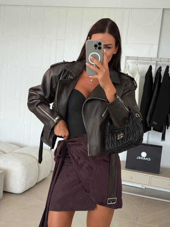 Skirt Elisha chocolate